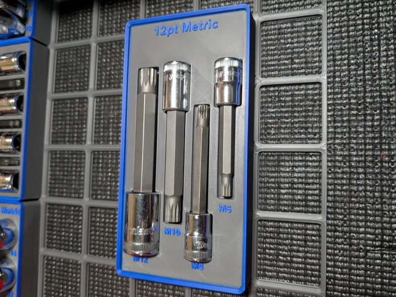 Duralast Triple Square Metric Gridfinity Organizer