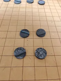 25mm size - 0.08mm layer