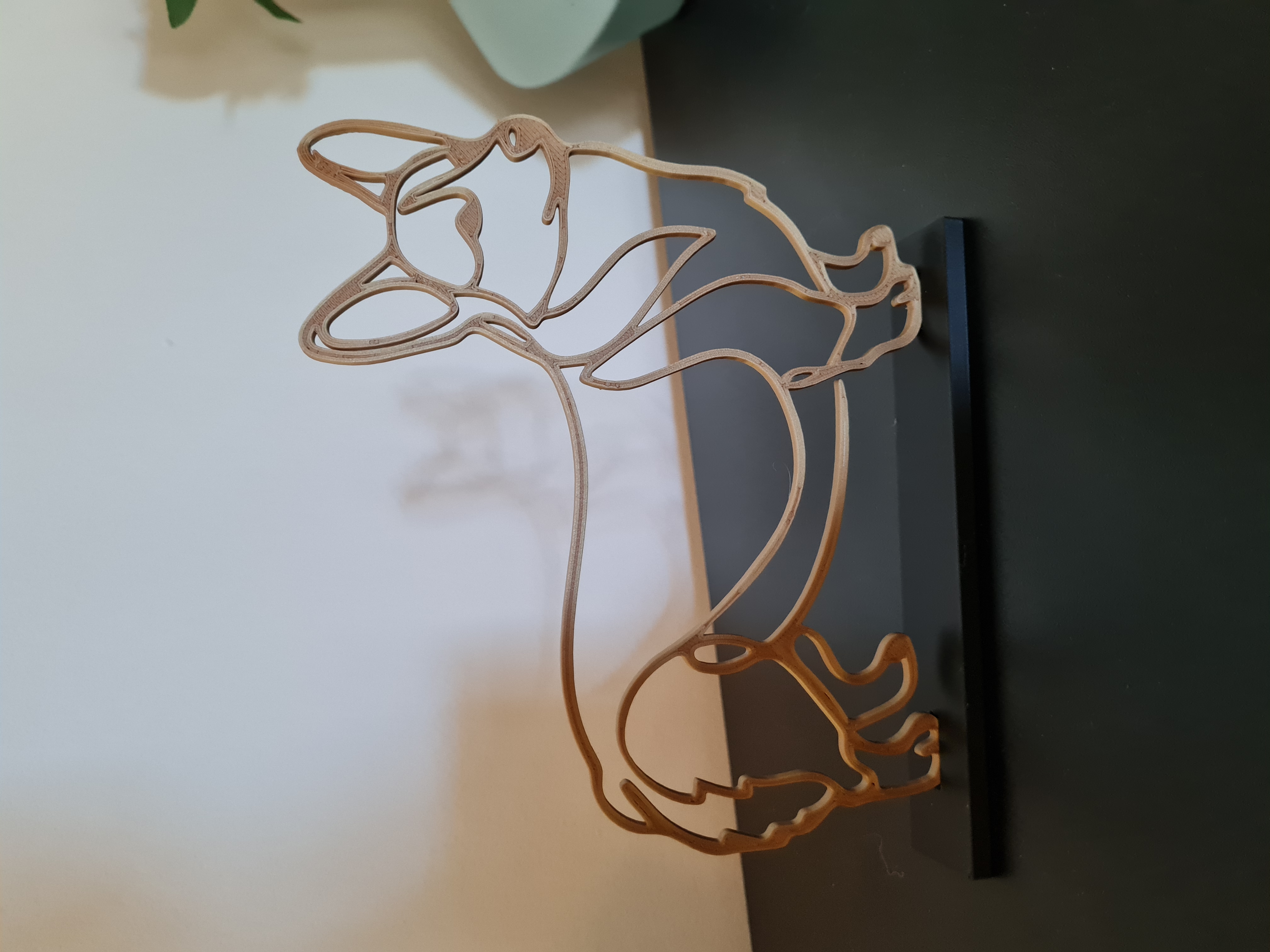 Miniatura 2 do modelo 3D Geometric Corgi