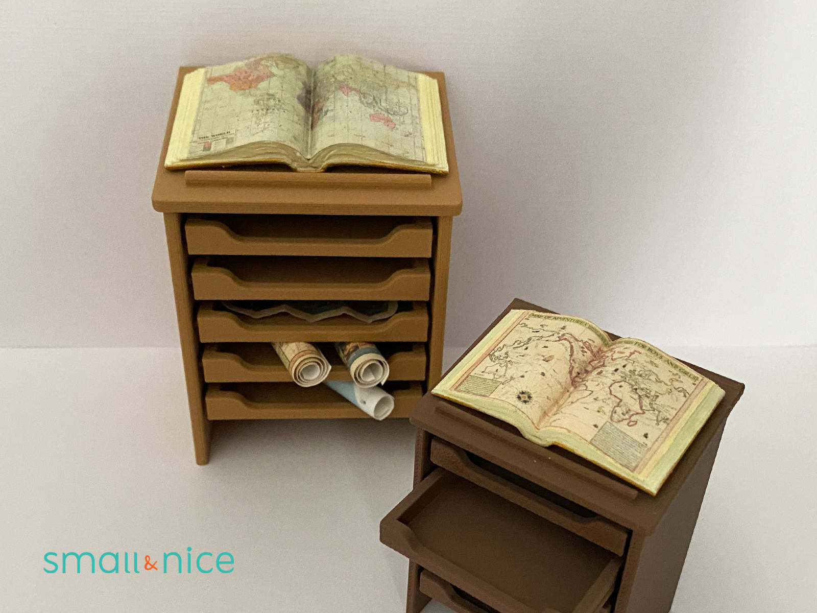 Miniatura 4 do modelo 3D Mini Library Books