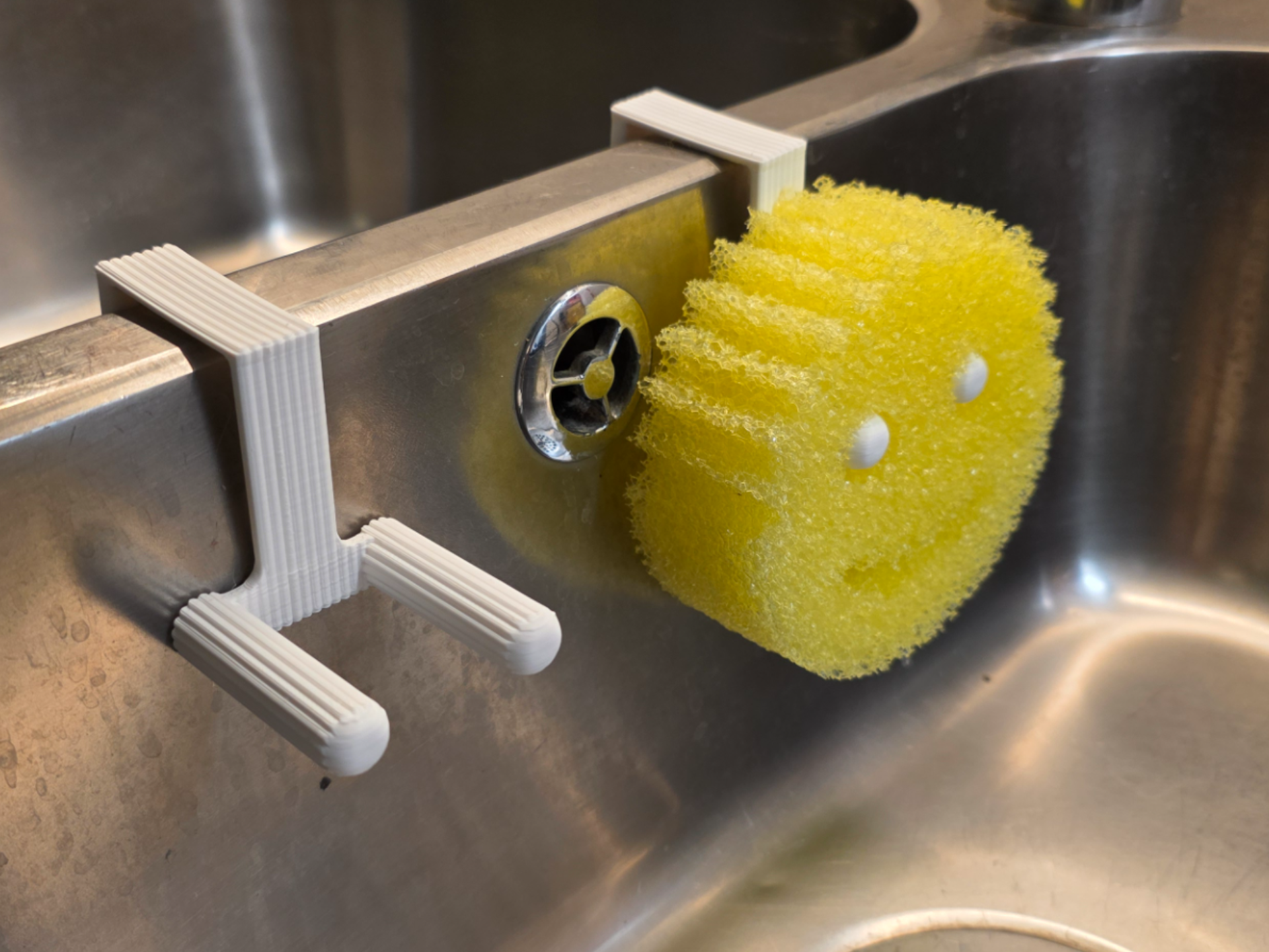 Ridged Scrub Daddy Double sink holder Single& Dual