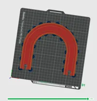 Rail de train courbe 180° compatible Brio — photo 5