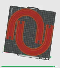 Rail de train courbe 180° compatible Brio — photo 4