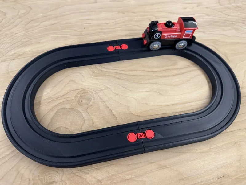 Train track, 180 Degrees turn, female-female