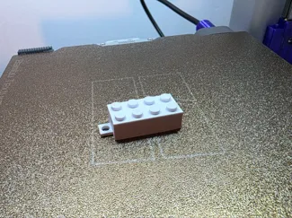 2x4  Brick Keychain