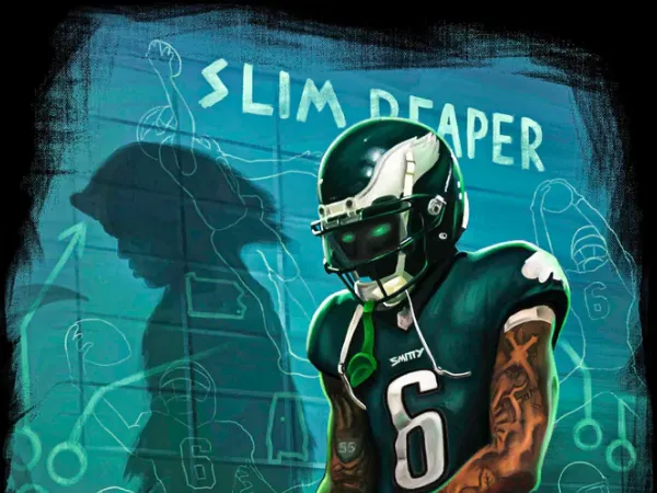 Philadelphia Eagles DeVonta Smith - Slim Reaper