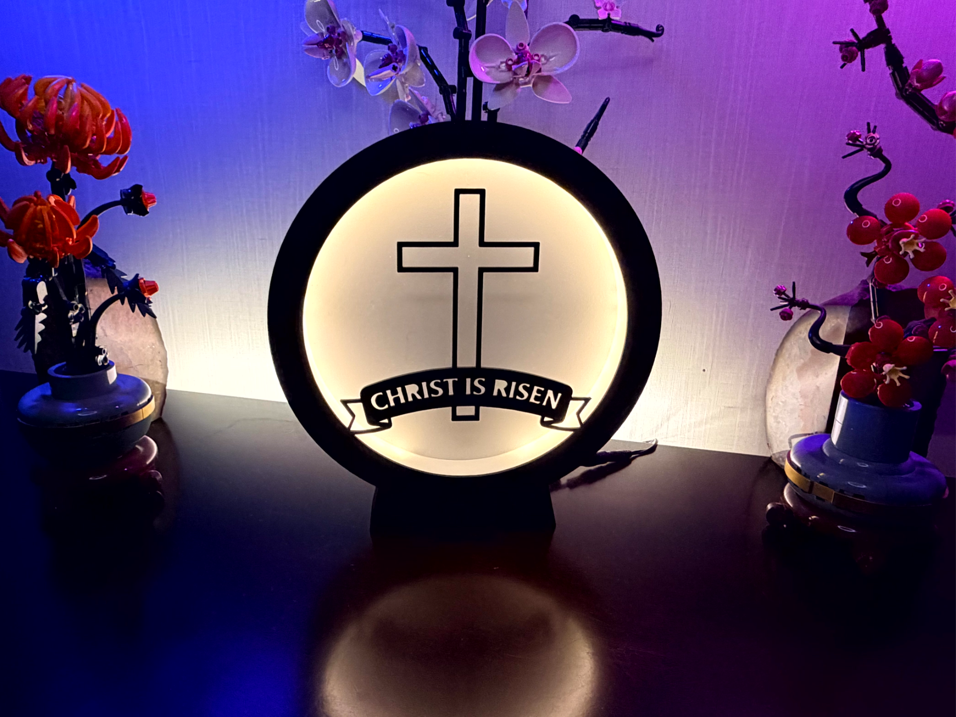 Ring Lamp | Ring Light | Easter | He is Risen