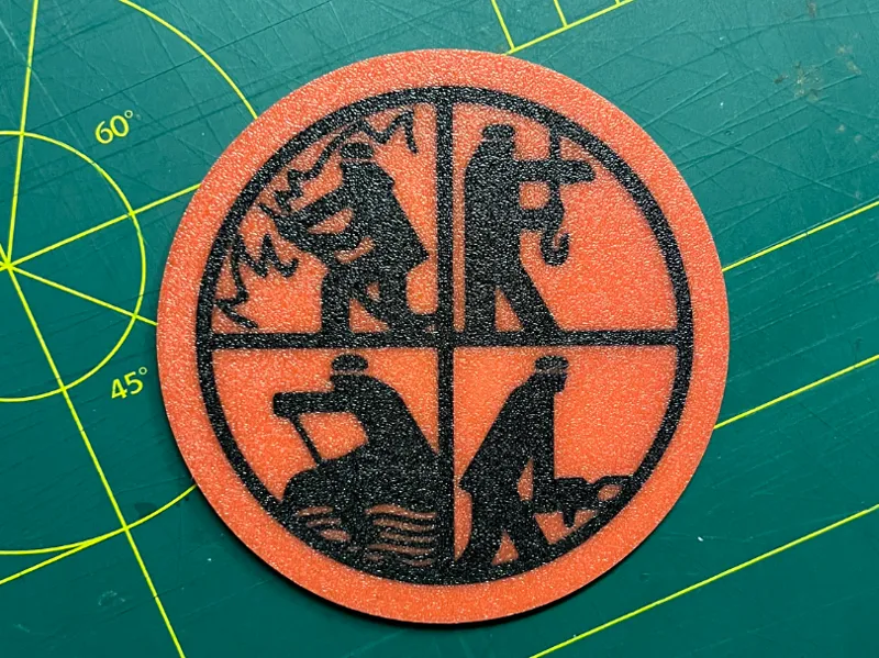 Feuerwehr Untersetzter
