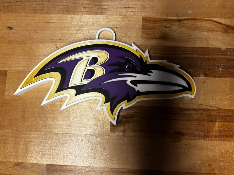 Baltimore Ravens Big Chain With Logo - No AMS