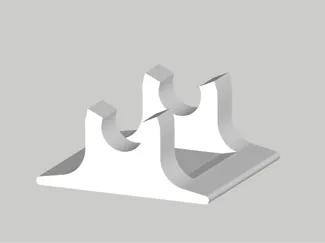 Cable Wall Mount Holder - Diameter 6mm