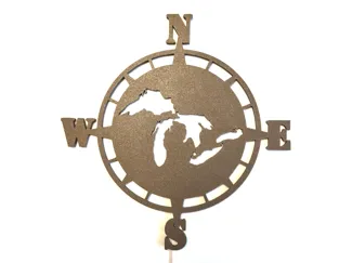 MIchigan Great Lakes Map