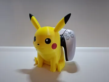 Letrero o emblema decorativo: Pikachu Controller-Halter — vista de referencia 3