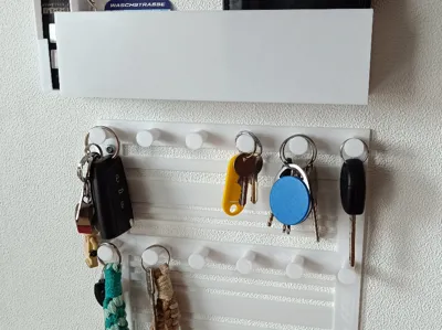 Key Rack with Wallet Holder