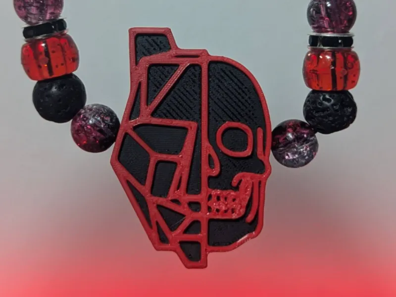 BTSM x Kai Wachi Skull Machine Kandi Bead