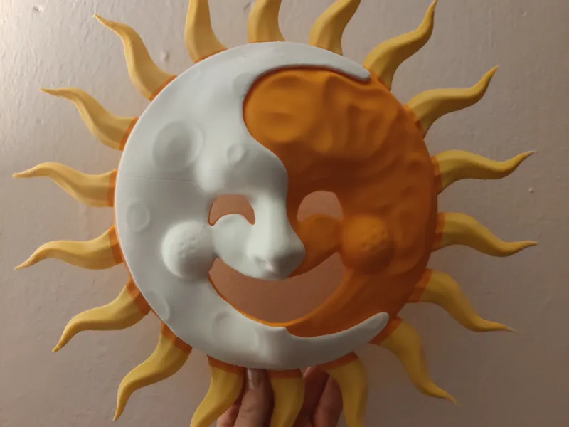 Sun & Moon mask 
