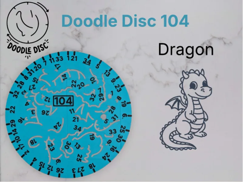 Doodle Disc 104 Dragon