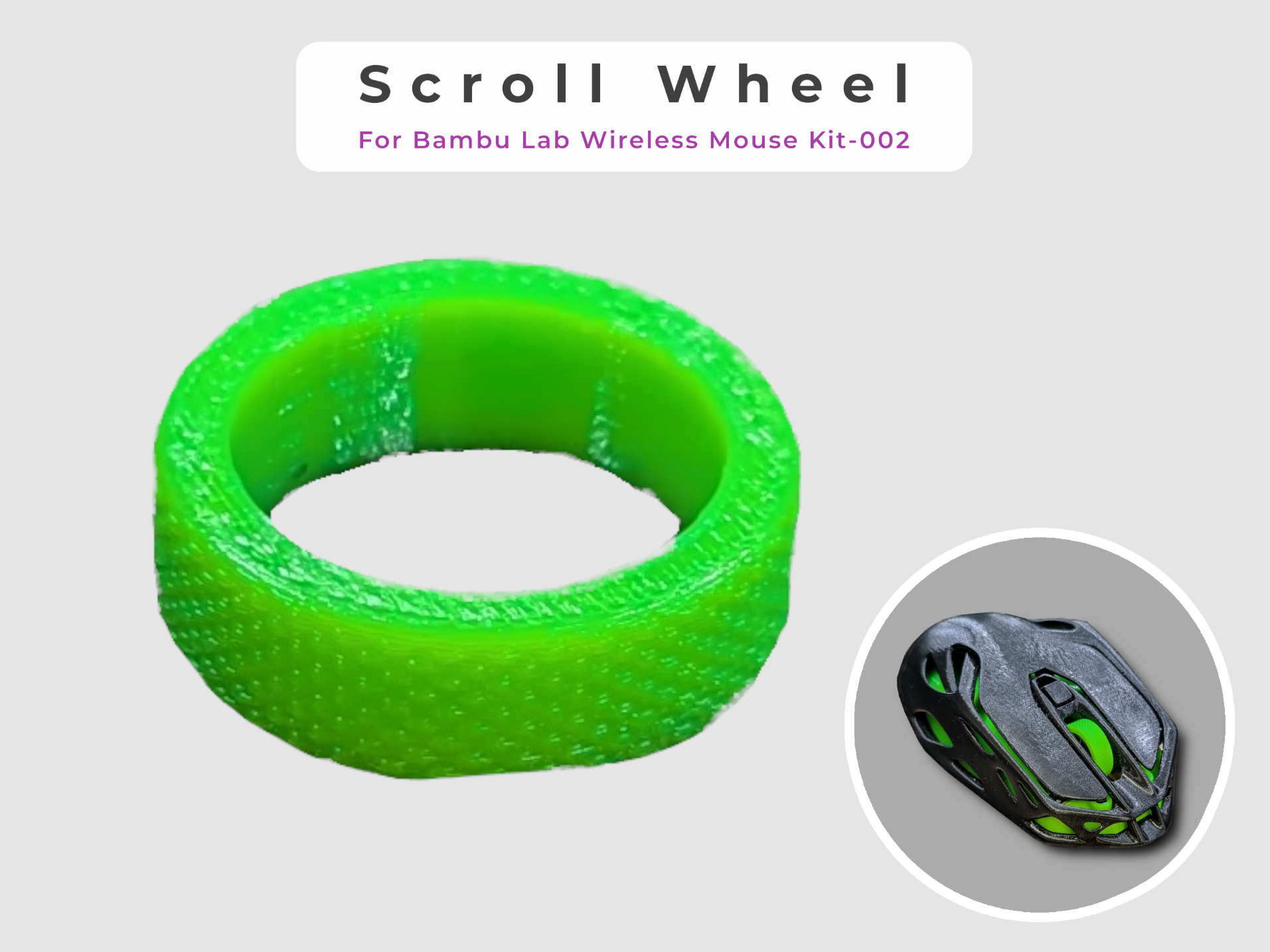 Scroll Wheel - Wireless Mouse Kit-002 