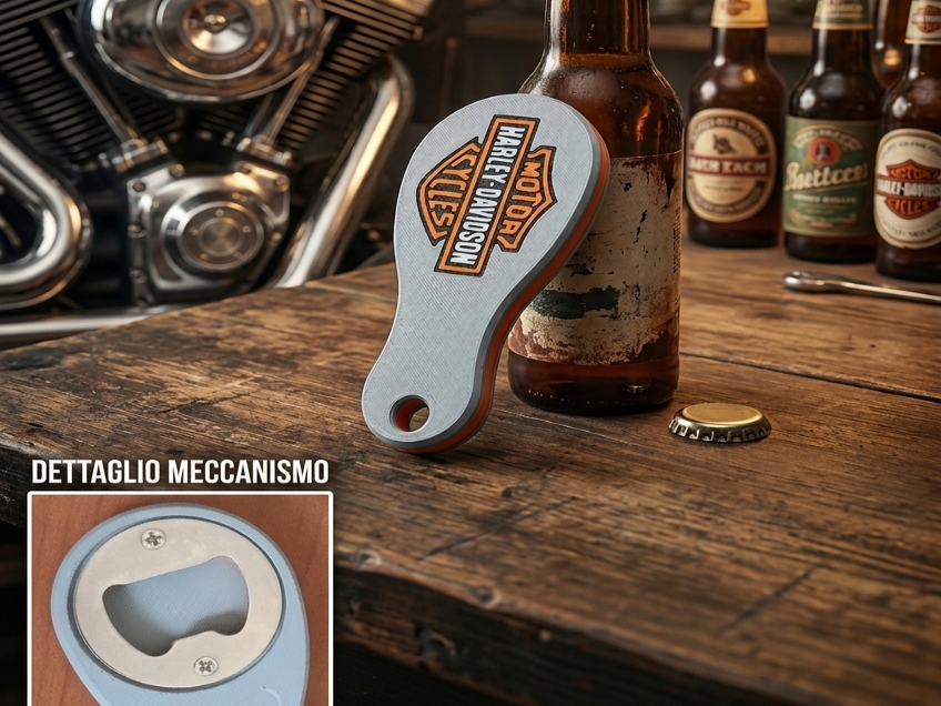 Cavatappi Style logo Harley Davidson