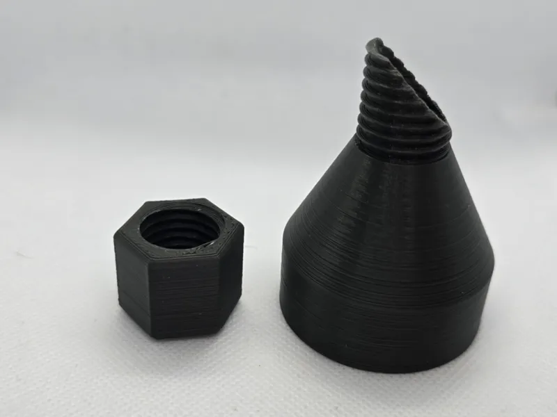 Pour Spout with Threaded Cap Finer Threads