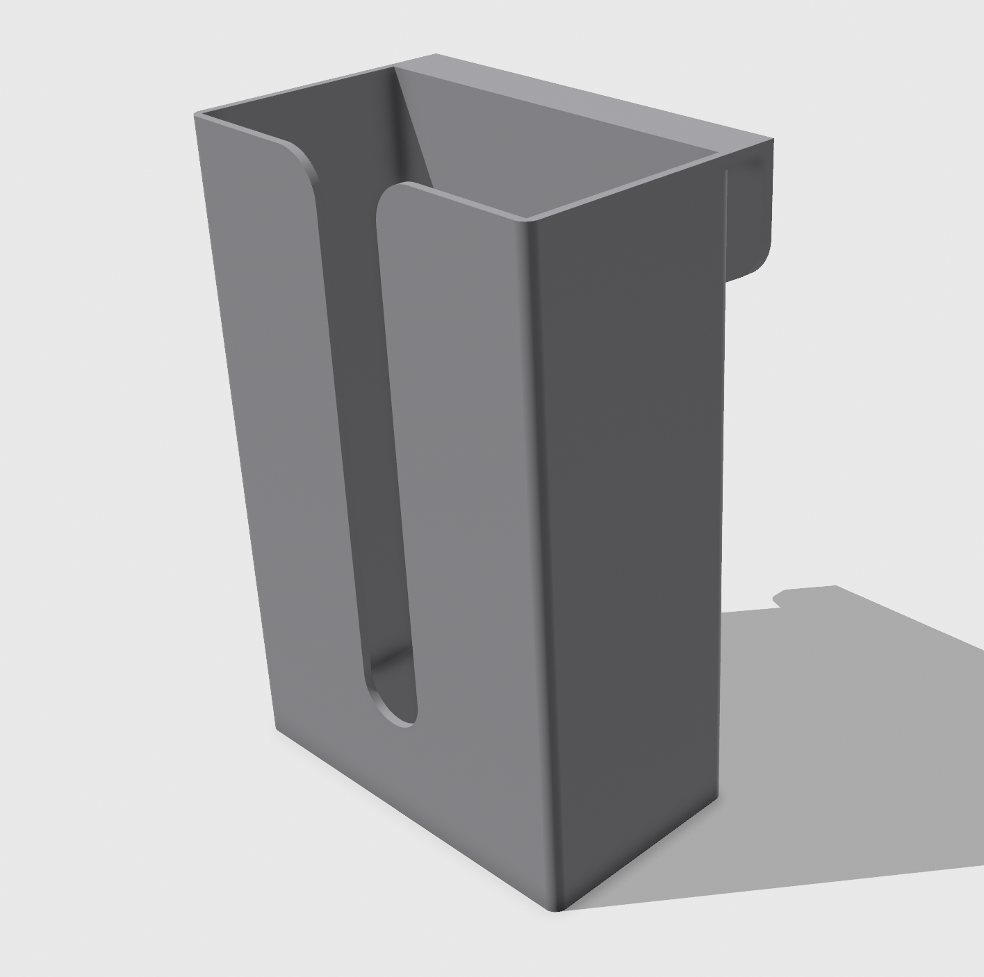Miniatura 2 do modelo 3D 车载纸巾盒