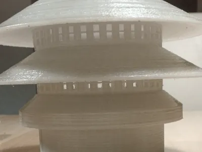 Ventilation system for 125 HT pipe