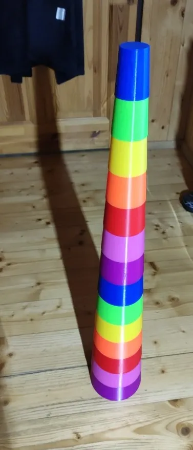 Children Puzzle Pyramid Tower Cup