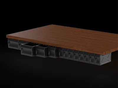 Under-desk drawer system