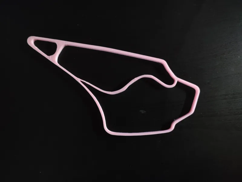 Knockhill Circuit Wall Line Art