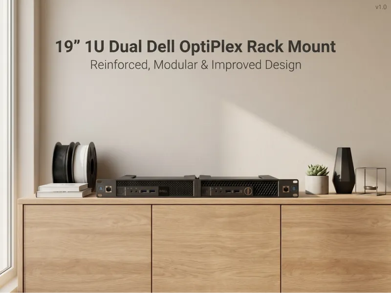 19” 1U Dual Dell OptiPlex Rack Mount