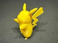 Pikachu femelle low poly — photo 1