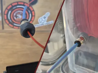 PC4-M10 Nut + Filament Funnel for DIY Dry Box