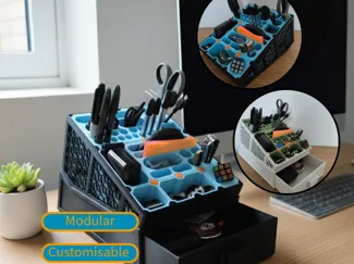 Modular Desk (Stationary) Organiser & Drawer