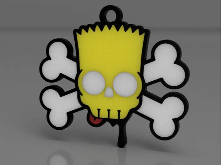 Keychain Bart - Halloween Theme