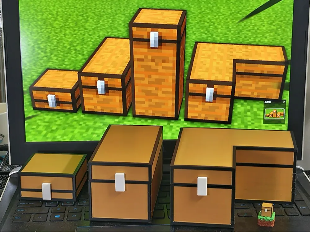 Minecraft Str Box MC Strange Box - Free 3D Print Model - MakerWorld