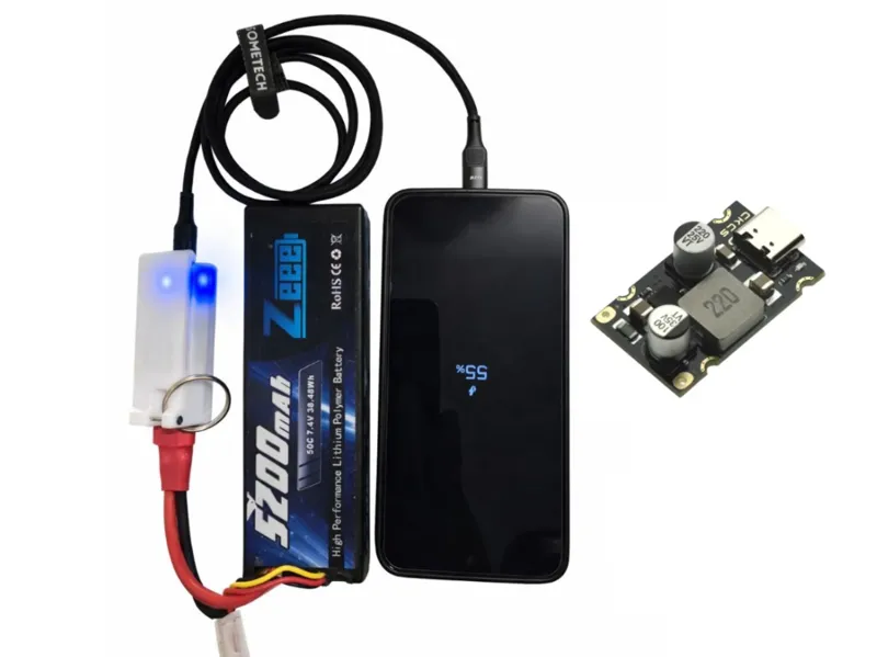 XT60 → Tup-C  Charger Adapter (Compact Version)