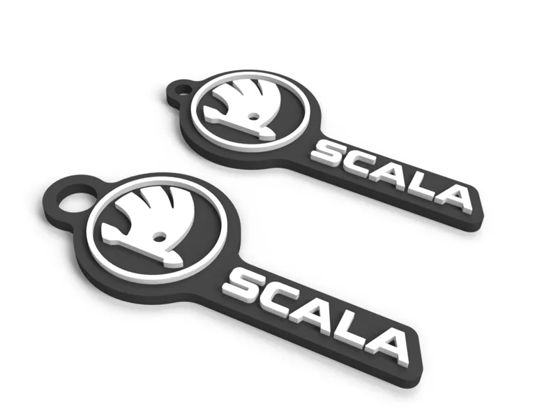 Skoda Scala Keychain