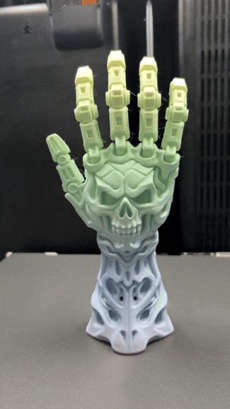 Biomechanical Skull Glove