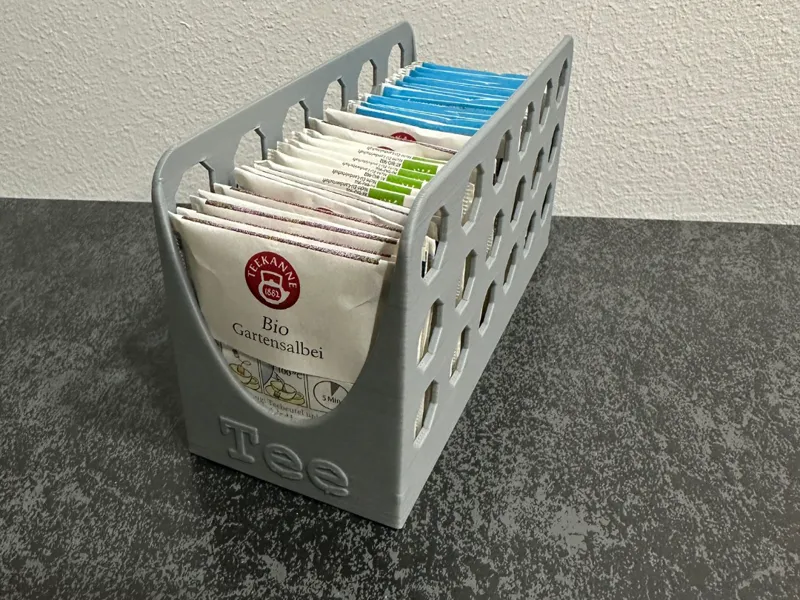 Tea Bag Organizer – Holds up to Two Full Packs
