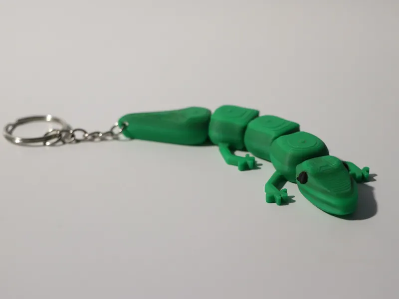 Flexi Lizard Keychain