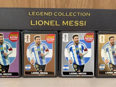 Messi World Cup Legend Sticker Collection Holder