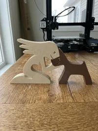 Woman and Dog - 0.2mm layer, 2 walls, 15% infill