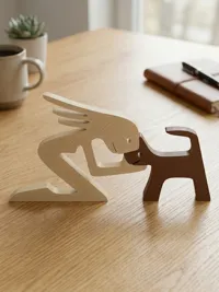 Woman and Cat - 0.2mm layer, 2 walls, 15% infill