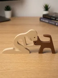 Man and Cat - 0.2mm layer, 2 walls, 15% infill
