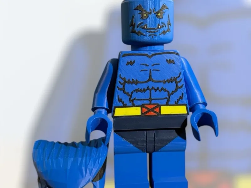Beast From X-men Jumbo 8 1/4" tall