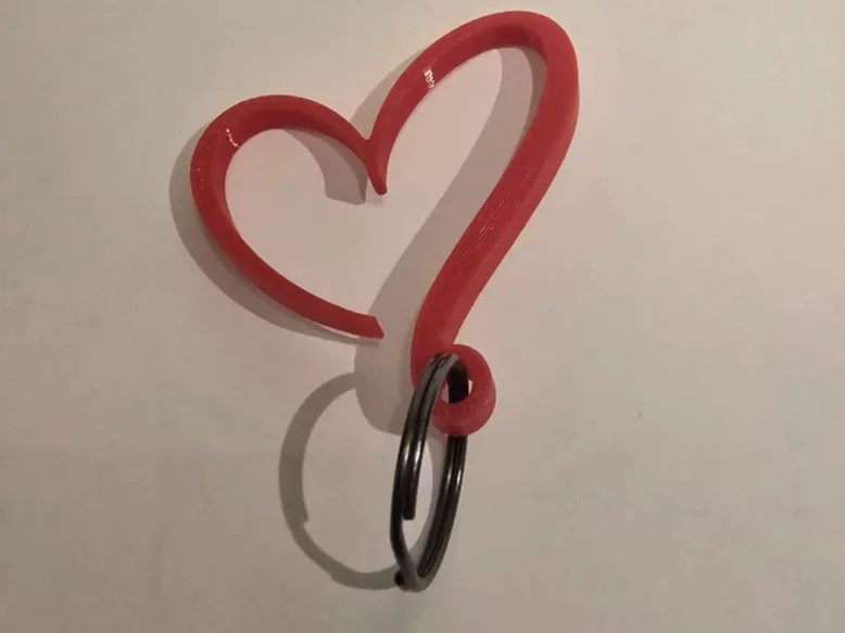 Heart keychain