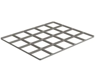 Gridfinity 4x5 baseplate w/ 3x2mm magnet holes