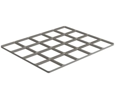 Gridfinity 4x5 baseplate w/ 3x2mm magnet holes