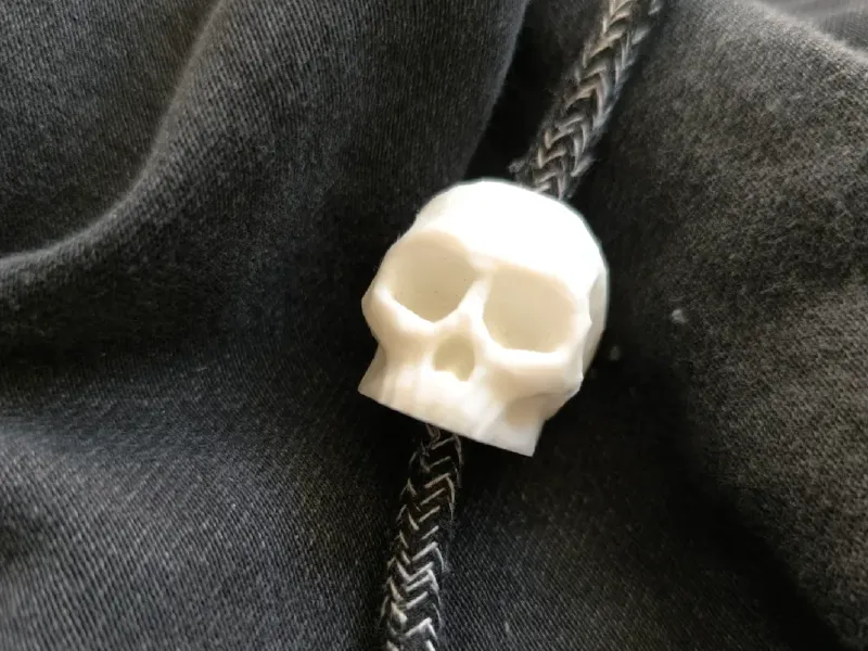 Low-Poly Skull Beads