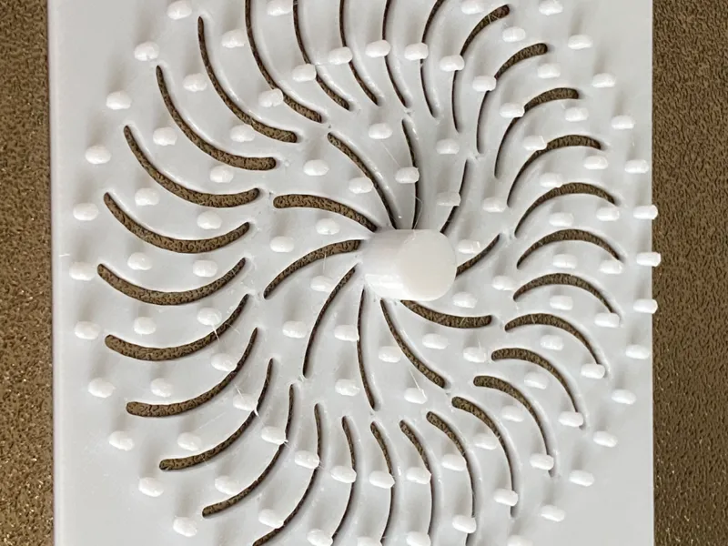 Anti clogging of bathroom floor drain