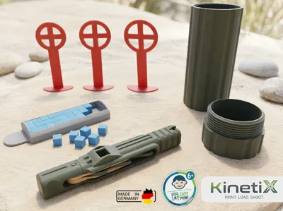KinetiX - Compact Target Shooting Fun for Kids